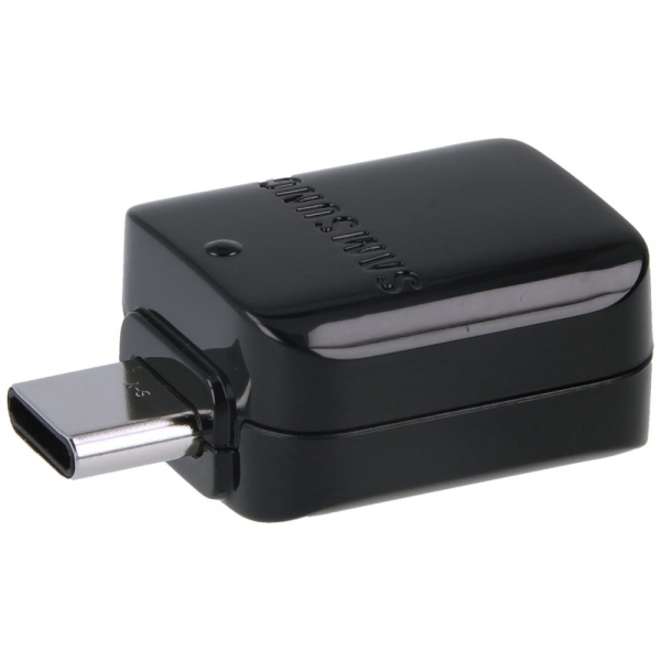 Adapter OTG USB für USB Type-C Samsung GH9841288A schwarz vorne HandyShop Linz MobileWorld